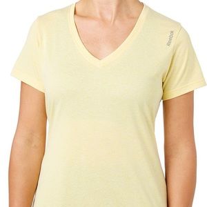 Reebok Women’s Heather Performance V-neck T-shirt
